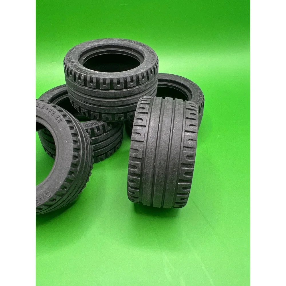 LEGO Technic Black Rubber Tires 43.2 x 22 ZR Replacement Parts Lot of 5